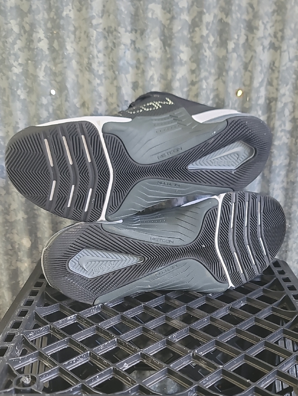 Womens Nike Metcon 8 Trainers "Black/Dark Smoke Grey" Wmns 9 Great Cond! - Picture 7 of 11